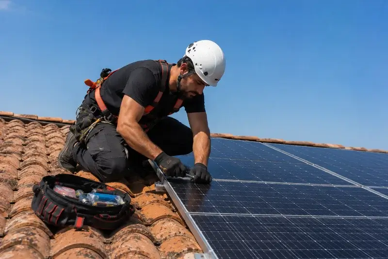 Maintenance et monitoring de panneaux solaires à Genay